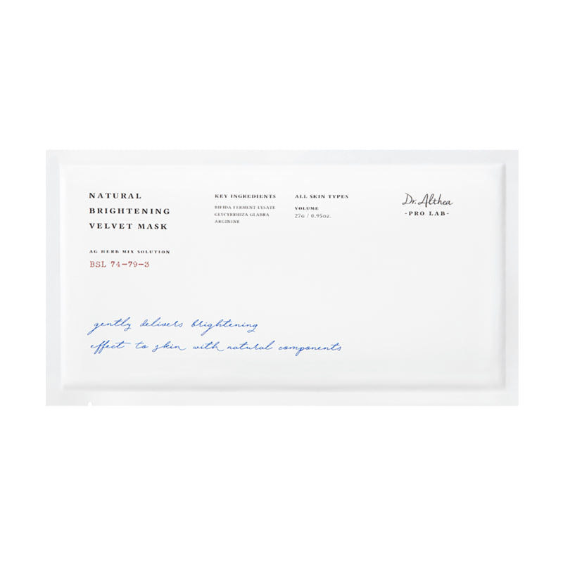 Natural Brightening Velvet Mask - Korean-Skincare
